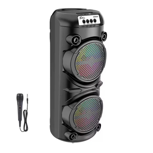 Boxa Portabila ZQS6223 2x10 W Subwoofer 6 inch cu Microfon