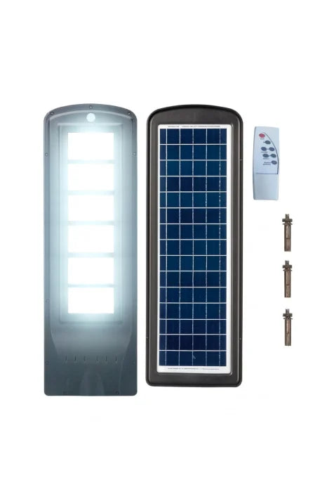 Lampă Solară LED Stradală 2000W cu Senzor de Mișcare, IP66 și Telecomandă