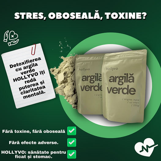 Argilă Verde Naturală — 100% Pură