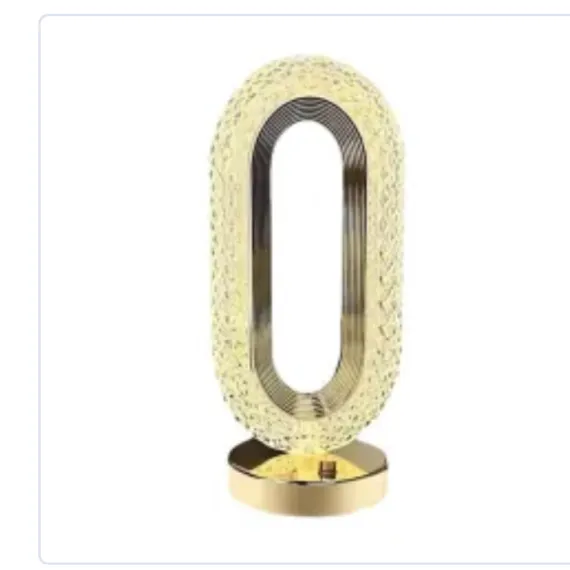 Lampa LED Decorativă din Cristal Acrilic, 3 Culori, Control Tactil, Reîncărcabilă USB – Model DIAMOND
