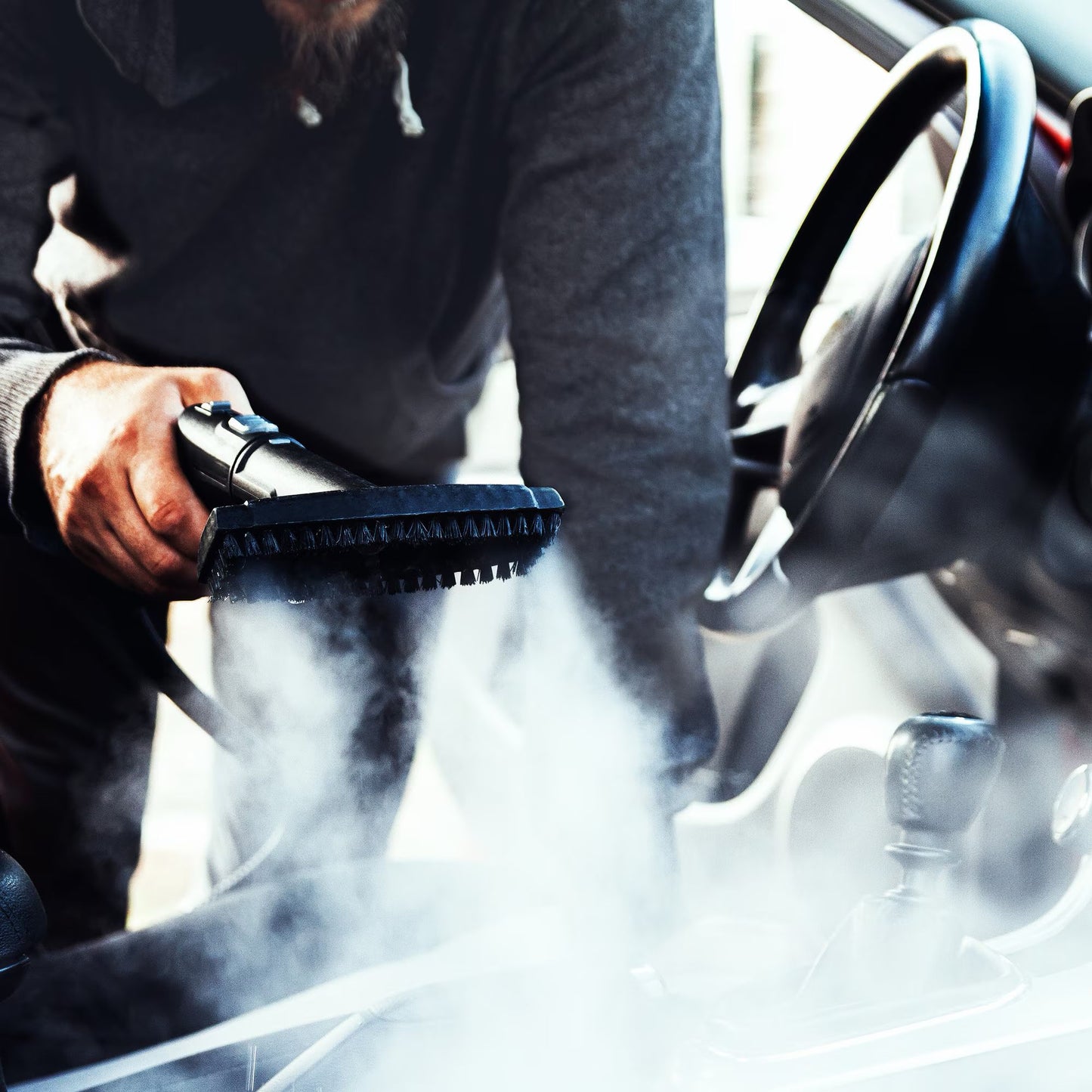 Aparat de curatare cu abur, 1000 W, Galben/Negru