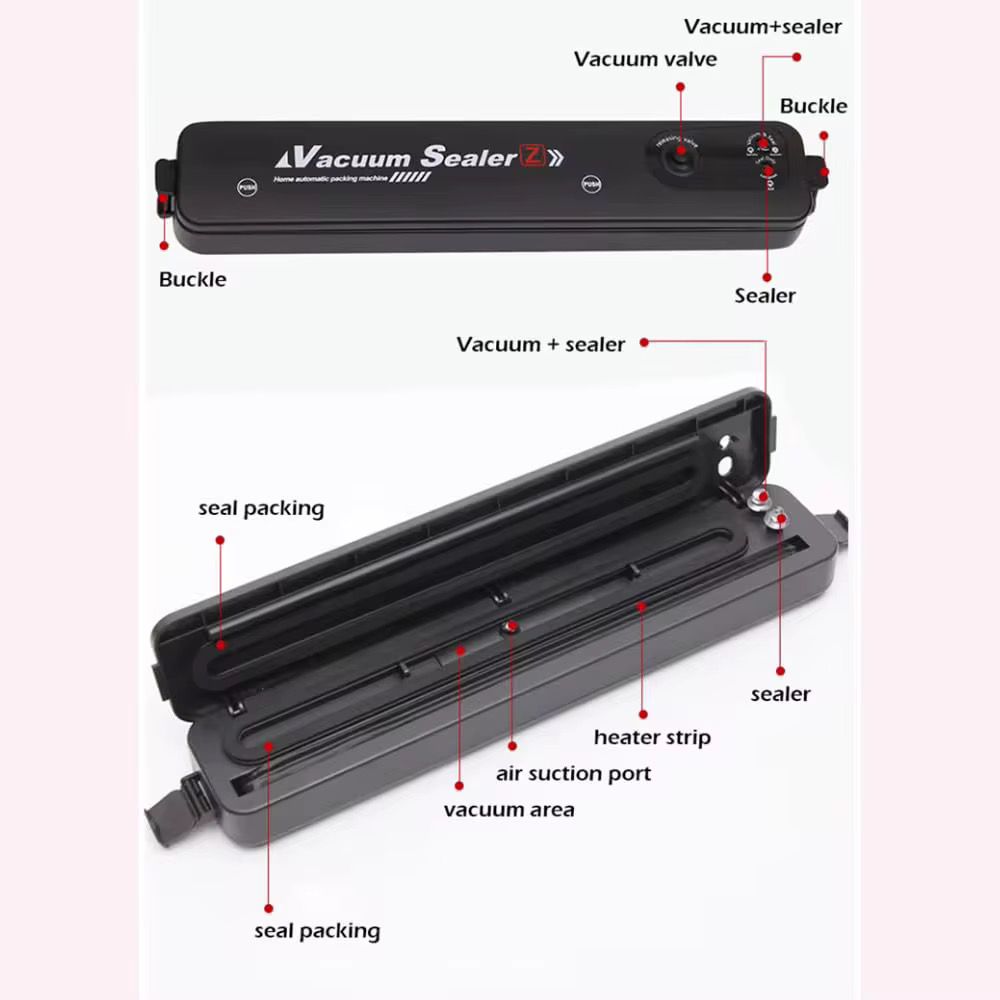 Aparat de vidat alimente Vacuum Sealer, electric, portabil