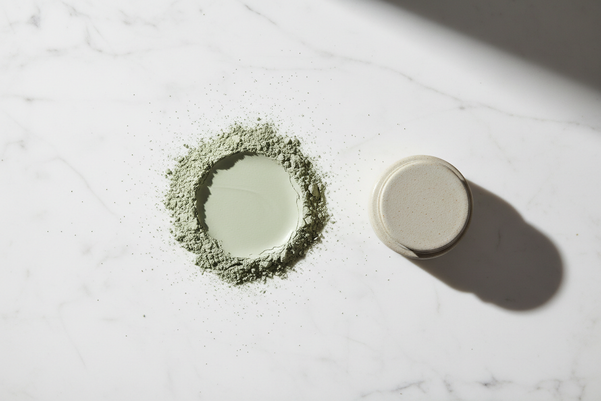 Argila Verde flat lay 3:2
