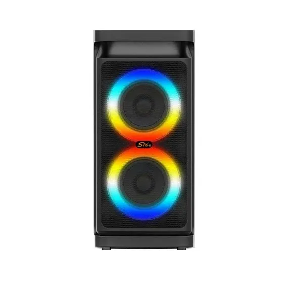 Boxă Portabilă Bluetooth ZQS-4297, Wireless, 16W, 3.7V/1200mAh, cu Microfon și Lumini RGB