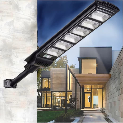 Lampă Solară LED Stradală 2000W cu Senzor de Mișcare, IP66 și Telecomandă